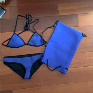 Triangl Royal Blue Bikini Set